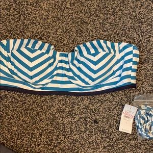 LOFT bandeau swim top